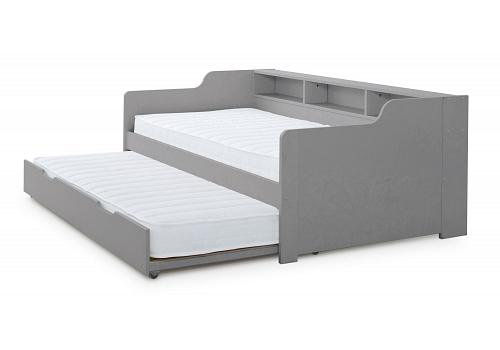 Taylor 3ft single grey,wood,twin guest bed frame 1